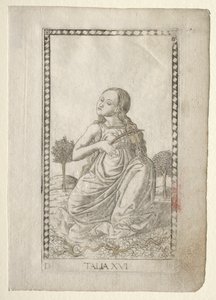 Talia (commedia, poesia pastorale) (dalla serie Tarocchi D: Apollo e le Muse, #16) da Master of the E Series Tarocchi