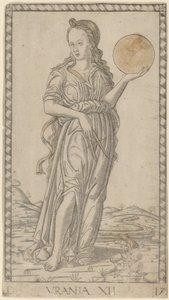 Urania da Master of the E Series Tarocchi