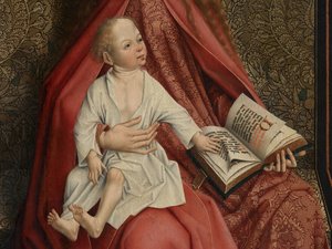 (dettaglio) Madonna incoronata dagli angeli