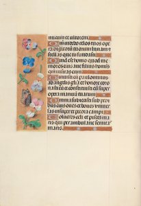 Ore di Isabella la Cattolica, Regina di Spagna: Fol. 100v, c. 1500 da Master of the First Prayerbook of Maximillian