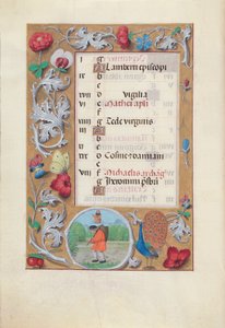 Ore della regina Isabella la Cattolica, regina di Spagna:  Fol. 10v, settembre