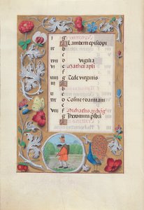 Ore di Isabella la Cattolica, Regina di Spagna: Fol. 10v, Settembre, c. 1500