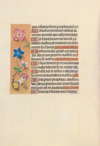 Ore di Isabella la Cattolica, Regina di Spagna: Fol. 123v, c. 1500 da Master of the First Prayerbook of Maximillian