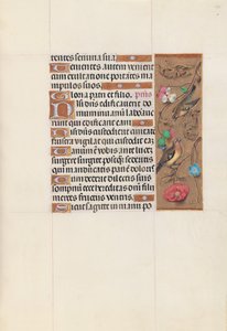 Ore di Isabella la Cattolica, Regina di Spagna: Fol. 143r da Master of the First Prayerbook of Maximillian