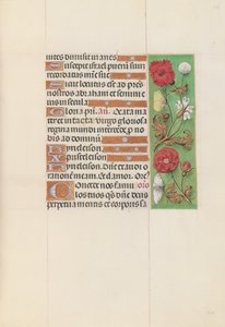 Ore della Regina Isabella la Cattolica, Regina di Spagna: Fol. 152r, c. 1500 da Master of the First Prayerbook of Maximillian