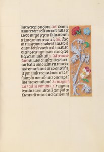 Ore di Isabella la Cattolica, Regina di Spagna: Fol. 166r, c. 1500 da Master of the First Prayerbook of Maximillian