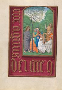 Ore di Isabella la Cattolica, Regina di Spagna: Fol. 169v, San Giovanni Battista, c. 1500 da Master of the First Prayerbook of Maximillian