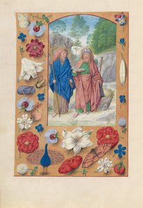 Ore della regina Isabella la Cattolica, regina di Spagna:  Fol. 175v, Santi Filippo e Giacomo