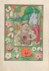 Ore della regina Isabella la Cattolica, regina di Spagna:  Fol. 185v, San Girolamo