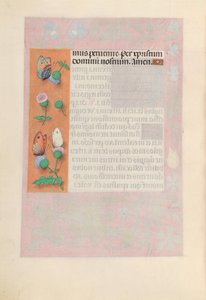 Ore di Isabella la Cattolica, Regina di Spagna: Fol. 190v, ca 1500 da Master of the First Prayerbook of Maximillian
