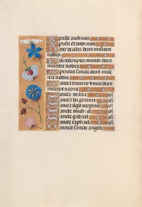 Ore di Isabella la Cattolica, Regina di Spagna: Fol. 210v da Master of the First Prayerbook of Maximillian