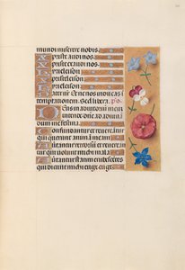 Ore di Isabella la Cattolica, Regina di Spagna: Fol. 215r, c. 1500 da Master of the First Prayerbook of Maximillian