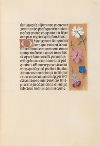 Ore di Isabella la Cattolica, Regina di Spagna: Fol. 218r da Master of the First Prayerbook of Maximillian