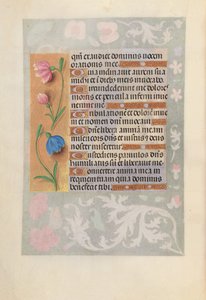 Ore di Isabella la Cattolica, Regina di Spagna: Fol. 220v, c. 1500 da Master of the First Prayerbook of Maximillian