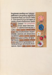 Ore di Isabella la Cattolica, Regina di Spagna: Fol. 22r da Master of the First Prayerbook of Maximillian