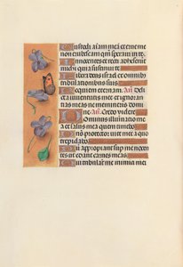 Ore di Isabella la Cattolica, Regina di Spagna: Fol. 235v da Master of the First Prayerbook of Maximillian