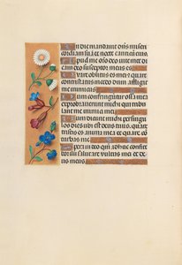 Ore di Isabella la Cattolica, regina di Spagna: Fol. 243v, c. 1500 da Master of the First Prayerbook of Maximillian