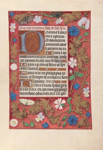 Ore di Isabella la Cattolica, regina di Spagna: Fol. 32r, c. 1500 da Master of the First Prayerbook of Maximillian