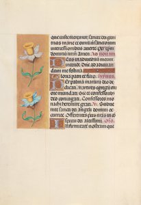 Ore di Isabella la Cattolica, Regina di Spagna: Fol. 40v, circa 1500 da Master of the First Prayerbook of Maximillian