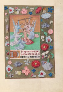 Ore di Isabella la Cattolica, Regina di Spagna: Fol. 50r, Bambino Gesù..., c. 1500