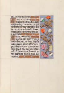 Ore di Isabella la Cattolica, regina di Spagna: Fol. 51r, c. 1500 da Master of the First Prayerbook of Maximillian