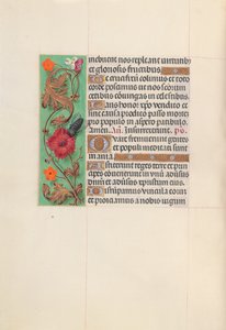 Ore di Isabella la Cattolica, Regina di Spagna: Fol. 52v da Master of the First Prayerbook of Maximillian