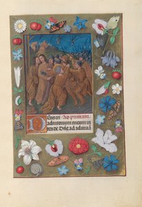 Ore di Isabella la Cattolica, Regina di Spagna: Fol. 61r, Bacio di Giuda, c. 1500 da Master of the First Prayerbook of Maximillian