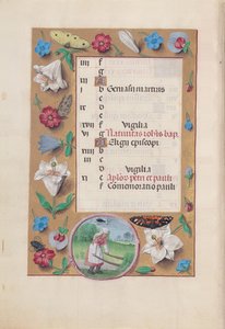 Ore della Regina Isabella la Cattolica, Regina di Spagna: Fol. 7v, Giugno, c. 1500