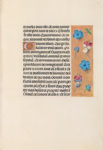 Ore di Isabella la Cattolica, Regina di Spagna: Fol. 91r da Master of the First Prayerbook of Maximillian