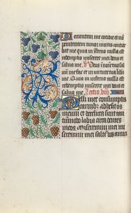 Libro delle Ore Uso di Rouen: fol. 131v, c. 1470 da Master of the Geneva Latini
