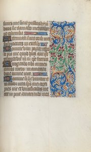 Libro delle Ore Uso di Rouen: fol. 140r, c. 1470 da Master of the Geneva Latini