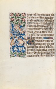 Libro delle Ore Uso di Rouen: fol. 147v, c. 1470 da Master of the Geneva Latini