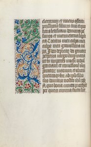 Libro delle Ore Uso di Rouen: fol. 25v, c. 1470 da Master of the Geneva Latini