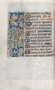 Libro delle Ore Uso di Rouen: fol. 39b, c. 1470 da Master of the Geneva Latini