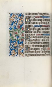 Libro delle Ore Uso di Rouen: fol. 46v, c. 1470 da Master of the Geneva Latini