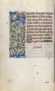Libro delle Ore Uso di Rouen: fol. 55v, c. 1470 da Master of the Geneva Latini