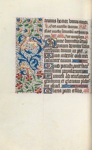 Libro delle Ore Uso di Rouen: fol. 78v, c. 1470 da Master of the Geneva Latini