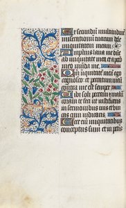 Libro delle Ore Uso di Rouen: fol. 85v, c. 1470 da Master of the Geneva Latini