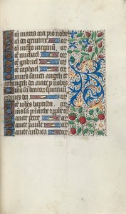 Libro delle Ore Uso di Rouen: fol. 93r, c. 1470 da Master of the Geneva Latini