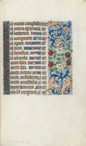 Libro delle Ore Uso di Rouen: fol. 94r, c. 1470 da Master of the Geneva Latini