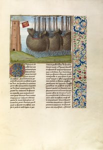 La flotta inglese nelle acque fiamminghe da Master of the Getty Froissart