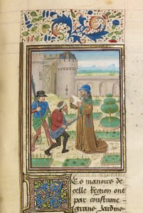 La morte di Parmenione, ca 1470-1475 da Master of the Jardin de vertueuse consolation