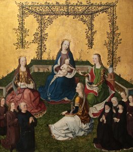 Madonna con Bambino nel pergolato di rose, ca 1470