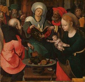 Santa parentela da Master of the Lille Adoration