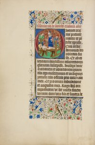 Iniziale O: Il martirio di Sant