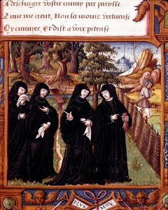 Rappresentazione della Regina di Navarra Margherita d