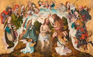 Il Battesimo di Cristo da Master of the Saint Bartholomew Altarpiece