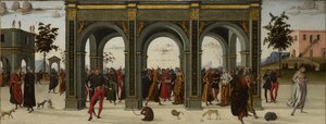 La storia di Griselda. Parte II: Esilio, c.1490-1495 da Master of the Story of Griselda