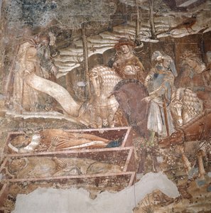 Il trionfo della morte (dettaglio) da Master of the Triumph of Death