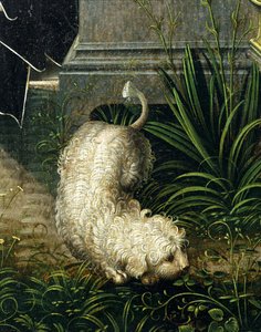 La predicazione di San Gery, "il sermone pastorale" ... da Master of the View of Saint Gudula